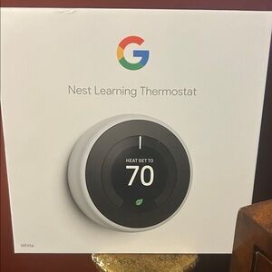 Google Nest Learning Thermostat, 3rd Generation - White